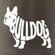 Bulldog  nápis v těle