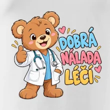Dobrá nálada léčí - medvídek doktor s palcem nahoru
