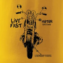 Motorka kresba live fast