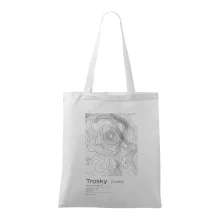 Trosky - vrstevnice v obdélníku