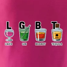 LGBT -  Likér, Gin, Brandy, Tequila