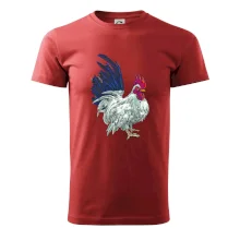 Kohout kreslený bílý