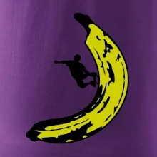 Skateboardista na banánu