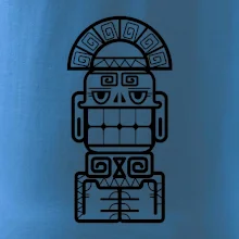 Mayové - socha se zuby