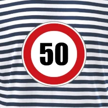 Dopravní značka - omezení rychlosti 50 Dopravní značka - omezení rychlosti 50