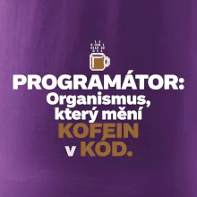ROGRAMÁTOR Organismus, který mění kofein v kód