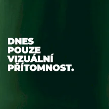 DNES POUZE VIZUÁLNÍ PŘÍTOMNOST.