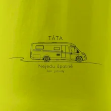 Táta nejedu špatně jen jinudy decentní obytný automobil