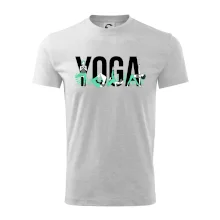 Yoga nápis barevný