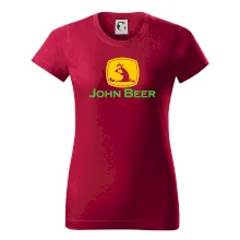 John Beer jelen s pivem