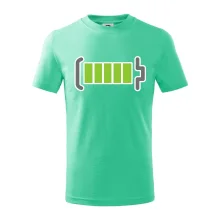 Rodinná trika - baterie táta - dítě