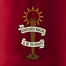 Geodet zatluču kolík a je to svatý