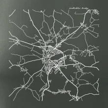 Černobílá mapa  Jindřichův Hradec (37701)