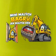 Není malých bagrů jen malých děr