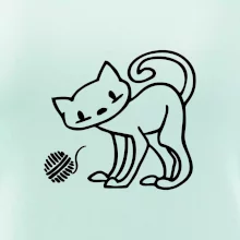 Kočka - Klubíčko - prsa