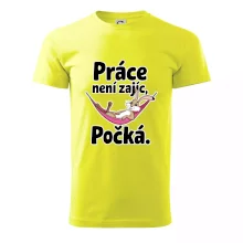 Práce není zajíc, počká.