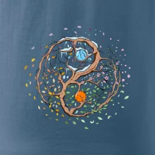 Yin & Yang strom - zima, léto Yin & Yang strom - zima, léto