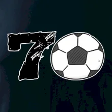 Fotbal kulaté narozeniny 70