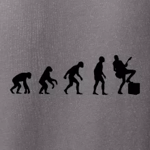 Evoluce kytarista - noha na kombu