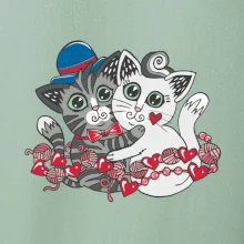 Kočky v objetí (Pecka design)