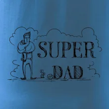 Kreslený nápis super dad