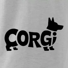 Corgi nápis v těle