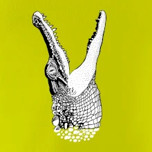 Krokodýl kreslený (Pecka design)