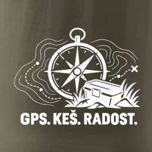 Kompas s krabičkou GPS keš radost