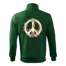 Peace symbol pískový