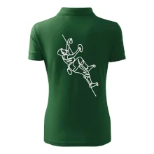 Lezecká stěna jedním tahem