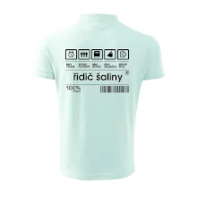 Čárový kód - řidič šaliny