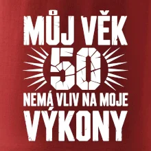 Můj věk nemá vliv na moje výkony