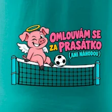 Nohejbalové prasátko na síti