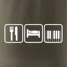Eat sleep piano v řadě