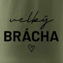Velký brácha - nápis na prsou