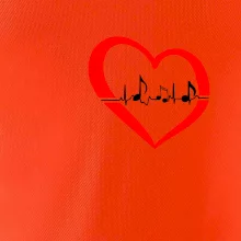 Moje srdce bije pro hudbu - srdce malé