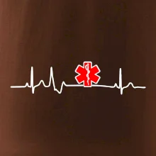 EKG rescue červená hvězda