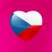 České srdce - vlajka