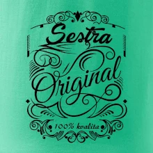 Vintage nejlepší sestra 100% kvalita