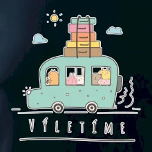 Výletíme obytňák kreslený