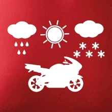 Motorkář za každého počasí - silnice