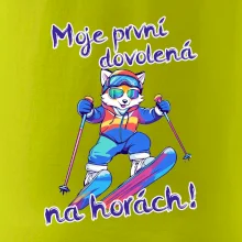 Moje první dovolená na horách modrá liška