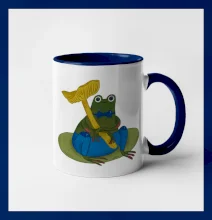 Žába s houbou  (studio-arte.cz)