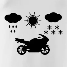 Motorkář za každého počasí - silnice