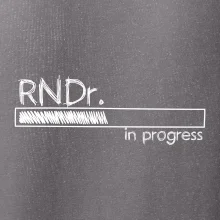 In progress titul RNDr. doktor / doktorka přírodních věd