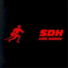 Hasičský sport SDH + váš název ČERVENÁ