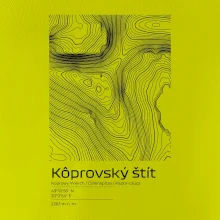 Kôprovský štít - vrstevnice v obdélníku