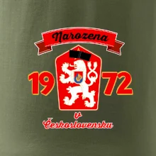 Narozena v Československu - Přelepený znak 1972