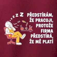 Dělník - Předstírám že pracuji, protože firma předstírá, že mě platí