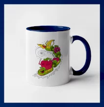 Milkshake vlak kreslený (Pecka design)